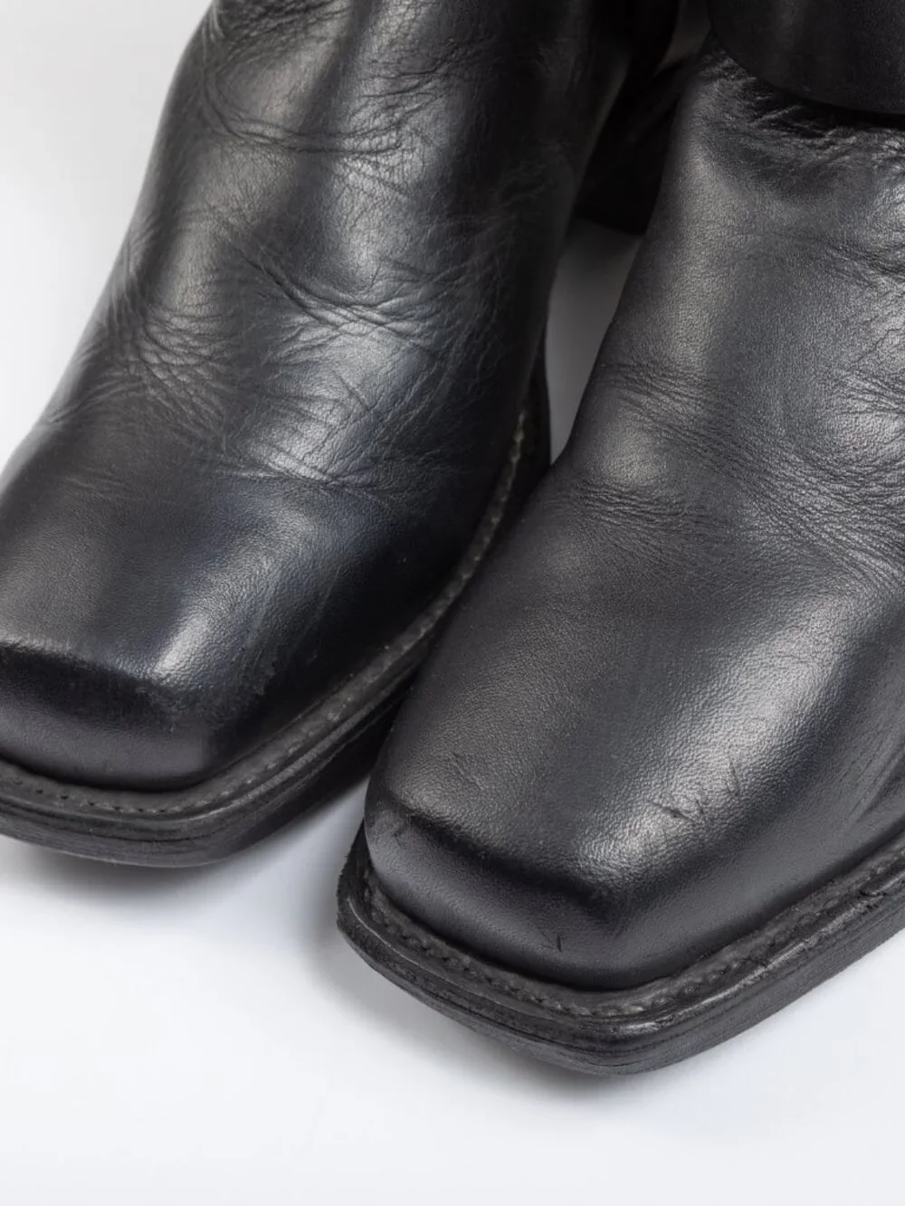 vtg Y2k Chippewa 27868 Harness Biker Boots Mens 9.5 EE Black Leather USA Vibrim